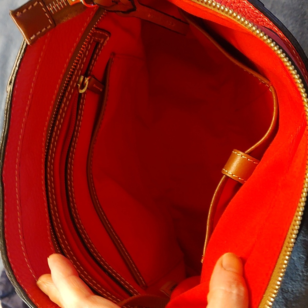 Dooney & Bourke Lexington Pink Pebbled Leather Small Tote $599 Retail. EUC - Picture 10 of 16